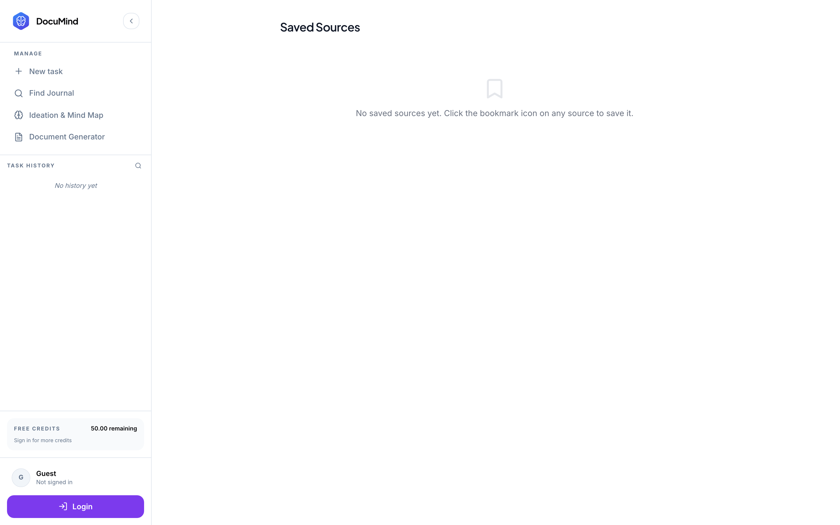 Sumber riset tersimpan di Documind